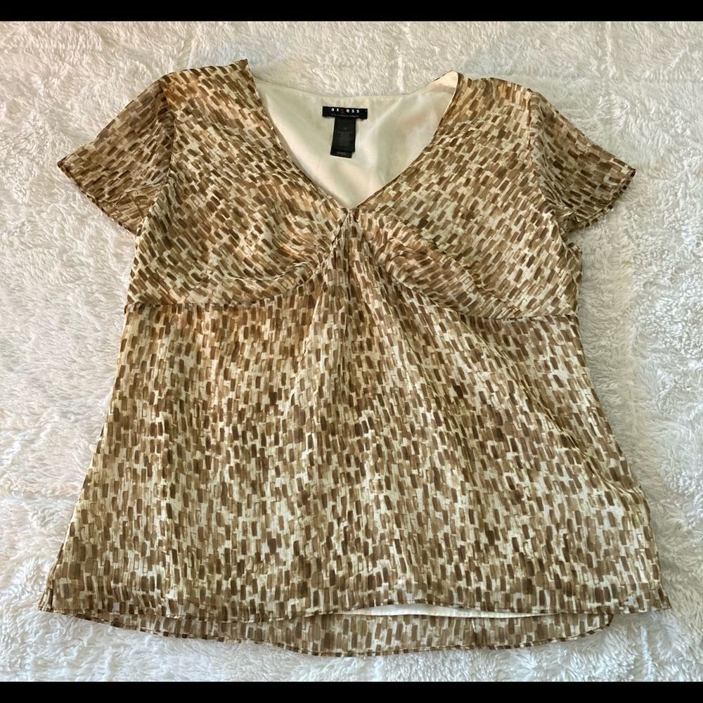 Axcess blouse Size Large - Picture 5 of 5